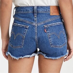 Levi's 501 High Rise Jean Shorts in Charleston Bloom